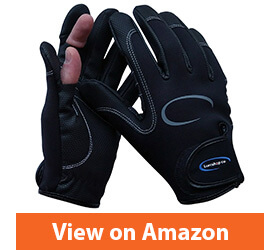 DLGDX Stretch Neoprene Fishing Gloves